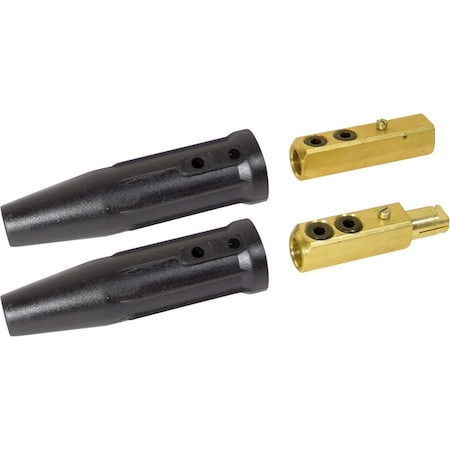 Powerweld Lenco Style HD Cable Connector Set, No 3/0 to No 4/0 Cable LC40HD